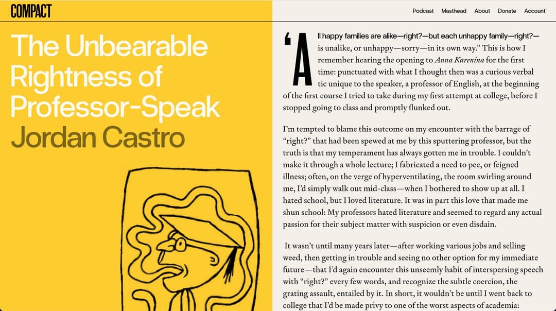 Compact Magazine Website