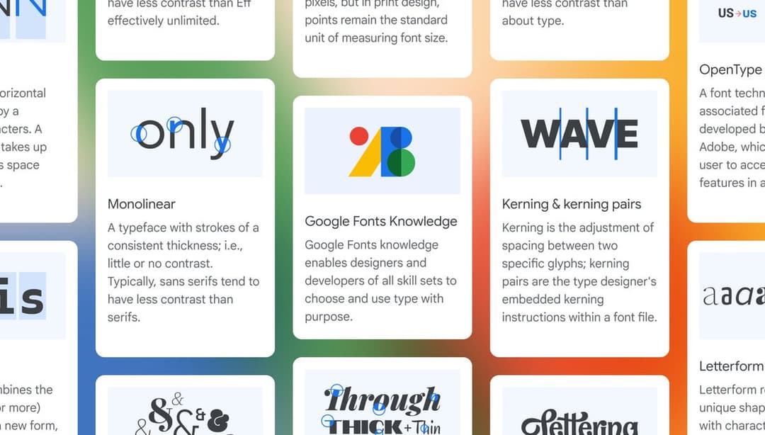 Google Fonts Knowledge